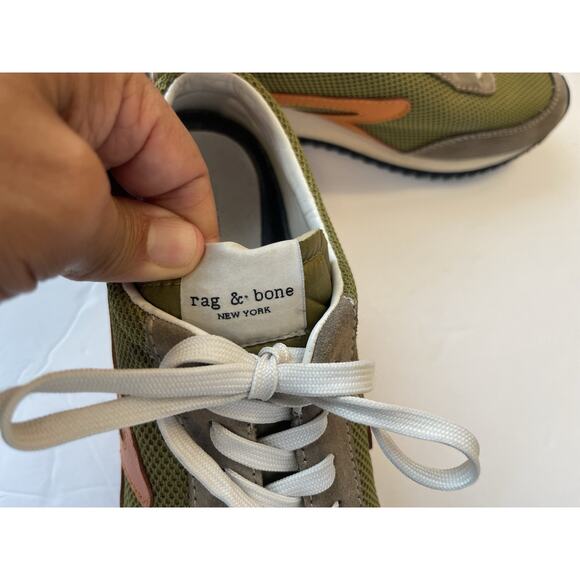 Womens Marc Jacobs Green Moss Classic Retro Trainers Sneakers 9.5-$225 - Picture 9 of 11